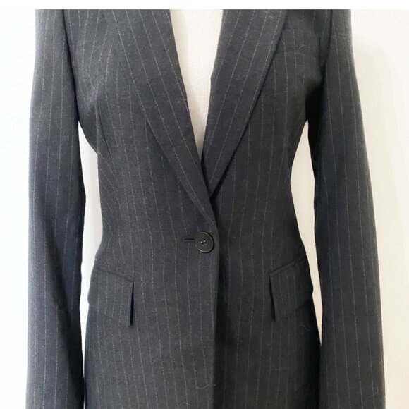 BOSS Hugo Boss pin stripe blazer US size 4 - Picture 3 of 5